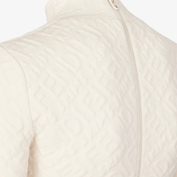 SKIMS FENDI EMBOSSED SHORT SLEEVE DRESS - Picture 5 of 11